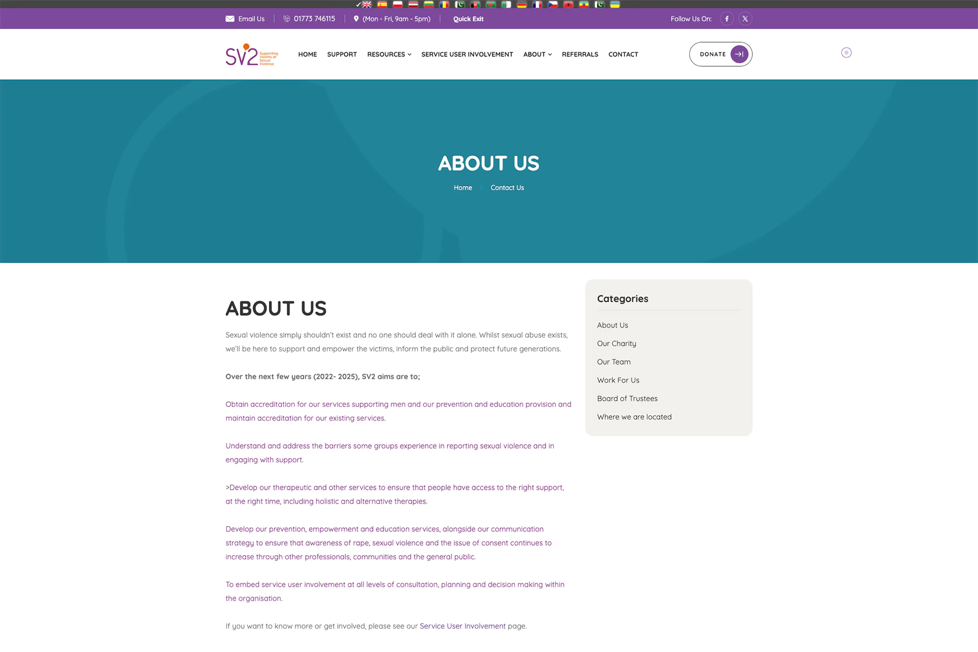 Web designer in Derbyshire